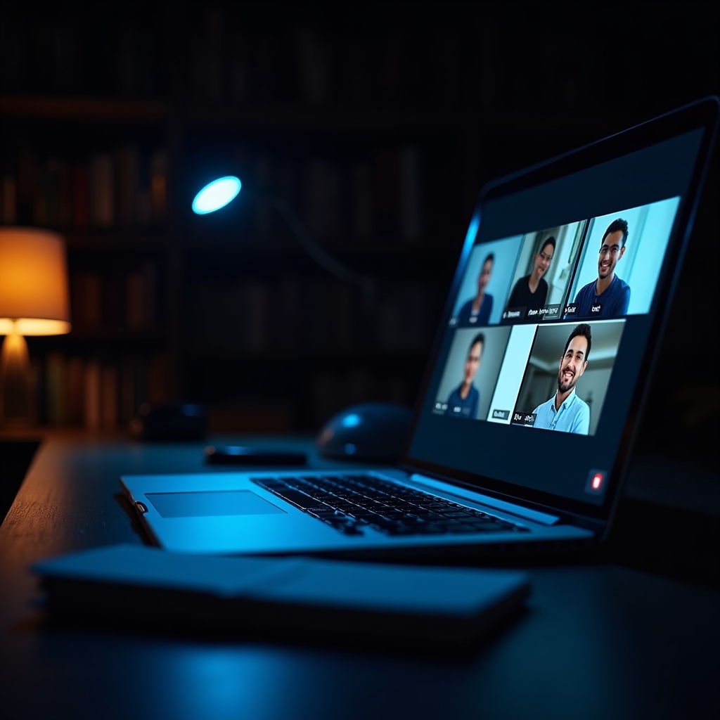 Ecran de webinar live cu participanți conectați